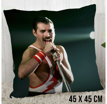 Allernieuwste.nl Kussenhoes Queen Freddie Mercury - 45 x 45 cm