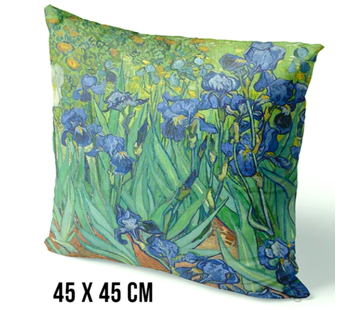 Allernieuwste.nl Kussenhoes Irissen van Vincent Van Gogh - 45 x 45 cm