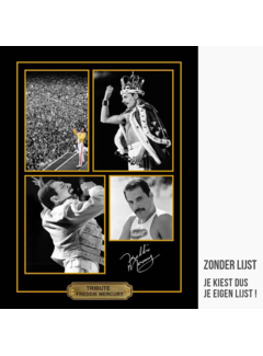 Allernieuwste.nl Canvas Schilderij VIP Tribute Freddie Mercury Queen - 30 x 40 cm