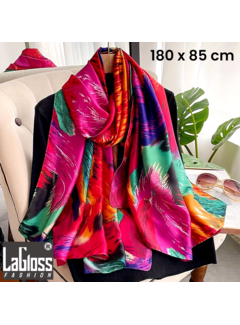 LaGloss Tijdloze Vintage Tie Dye Print 3 Sjaal -  180 x 85 cm