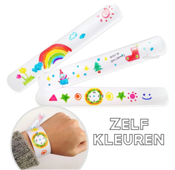 Allernieuwste.nl 12 STUKS Klik-Armbanden DIY
