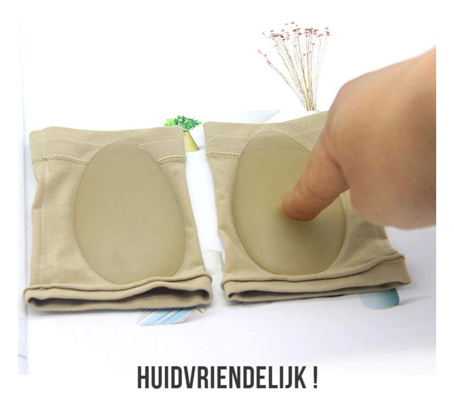 Allernieuwste.nl® 1 Paar Orthopedische Siliconen Inlegzolen Brace ZWART - Schokabsorberende Bandage - Platvoeten - Anti-Slip Insert - Voet Pijnbestrijding - Kleur Zwart