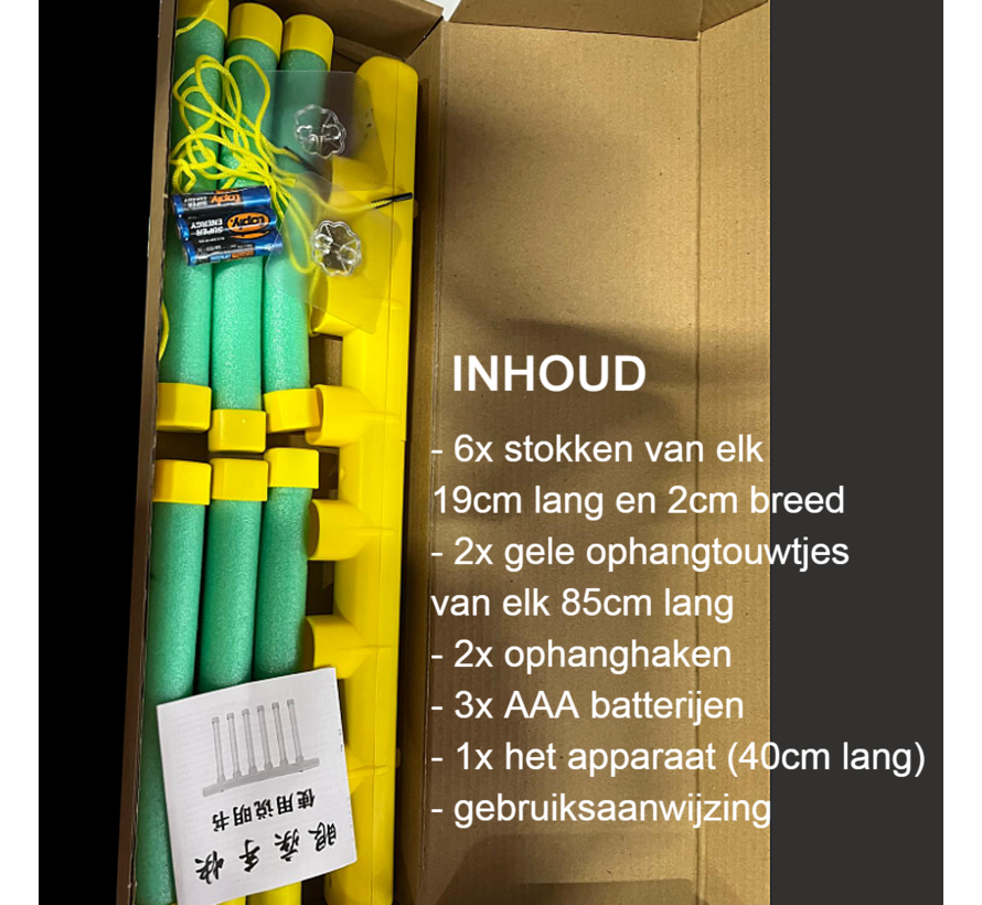 Vang Stok Spel Reactie Spel met Vallende Stokken - Uren Spelplezier - Complete Set