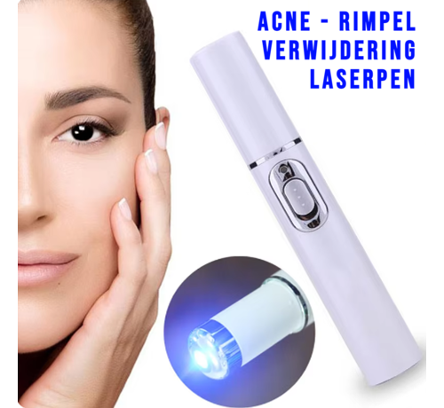 Allernieuwste.nl Allernieuwste.nl® Blauwe Licht Gezicht Laserpen - Acne & Rimpel Verwijdering + Huidverjonging ##