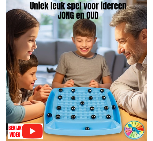 Allernieuwste.nl Allernieuwste.nl® NIEUW Spel Magnetic Battle Chess voor 1 tot 4 Personen - Logisch Nadenken - Vanaf 9 - 99 jaar - Multiplayer Gezelschapsspel