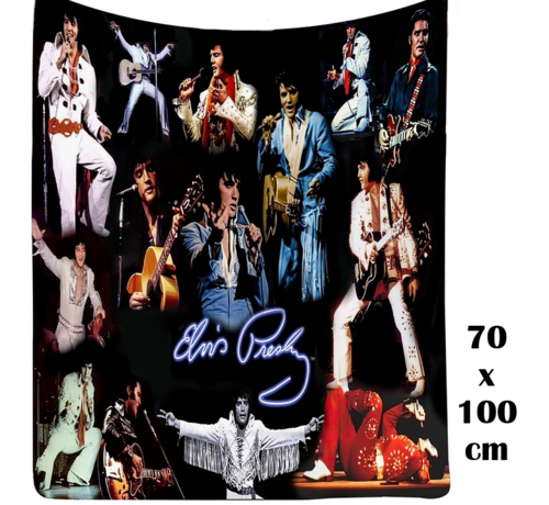 Allernieuwste.nl Allernieuwste.nl® Urban Loft Wandkleed Wandtapijt ELVIS Presley Compilatie Wanddecoratie Minimalisme Muurkleed Tapestry - Muziek- 70 x 100 cm