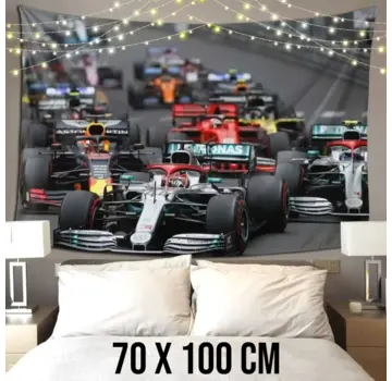 Allernieuwste.nl Wandkleed Formule 1 Racing - 70 x 100 cm