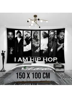Allernieuwste.nl Wandkleed I Am HipHop - 150 x 100 cm