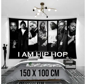 Allernieuwste.nl Wandkleed I Am HipHop - 150 x 100 cm