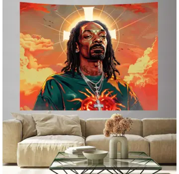 Allernieuwste.nl Wandkleed Snoop Dogg - 150 x 100 cm