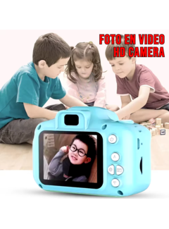 Allernieuwste.nl Mini Digitale HD Camera Video + Foto Kinderen USB2.0 1080P - Blauw