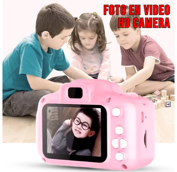 Allernieuwste.nl Mini Digitale HD Camera Video + Foto Kinderen USB2.0 1080P - Roze