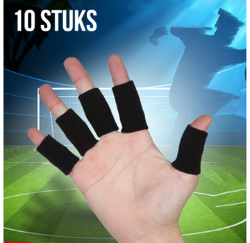 Allernieuwste.nl 10 STUKS ZWARTE Sport Vingerbescherming **