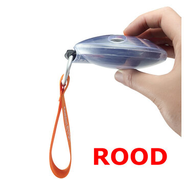 Allernieuwste.nl 2 Stuks Oprolbare Boodschappentas - Rood