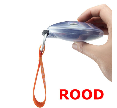 Allernieuwste.nl Allernieuwste.nl® Oprolbare Opvouwbare Boodschappentas - Draagbare Schoudertas - 2 Stuks - Rood