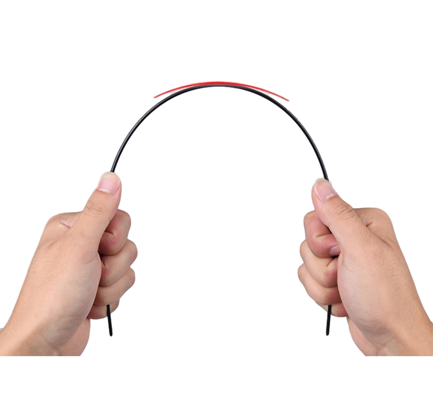 Allernieuwste.nl® Smartplu - Grote Storm Paraplu - Zwart met Roze - Omkeerbaar - Ergonomisch - parapluie - 105cm