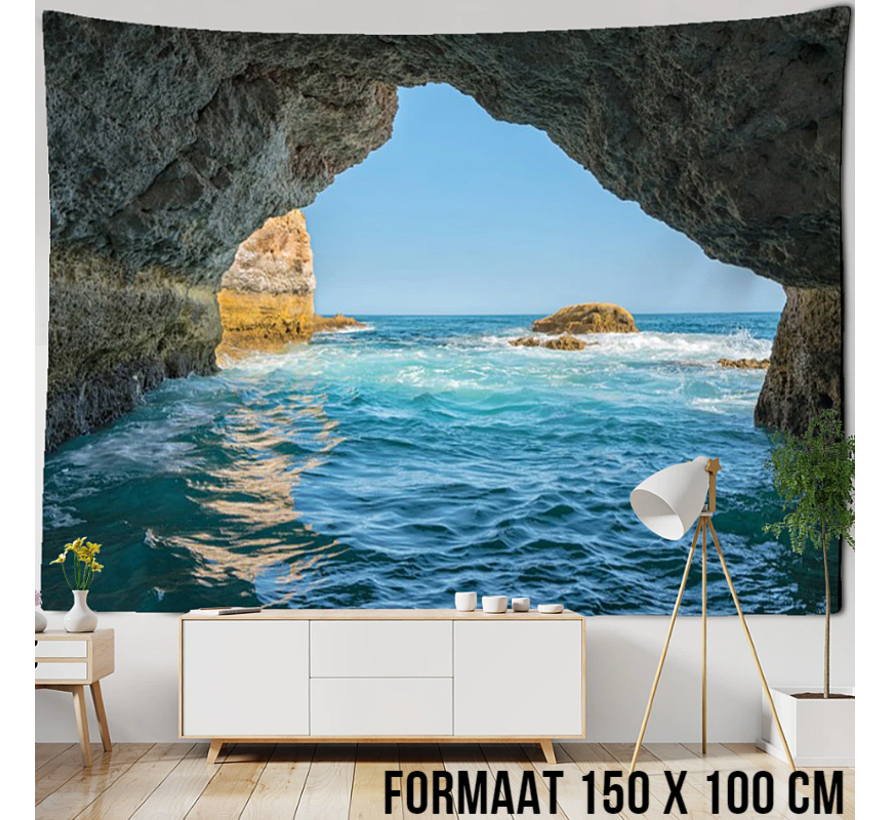 Allernieuwste.nl® Urban Loft Wandkleed Groot Wandtapijt Wanddecoratie Minimalisme Muurkleed Tapestry - Vakantie Gevoel - Kleur - 100 x 150 cm