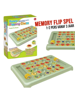 Allernieuwste.nl Memory Flip Bord Spel voor 2 Personen - Geheugentraining