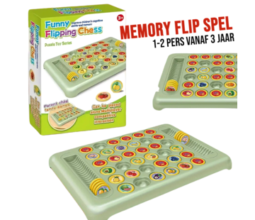 Allernieuwste.nl Memory Flip Bord Spel voor 2 Personen - Geheugentraining