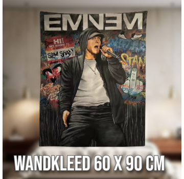 Allernieuwste.nl Wandkleed Rapper Eminem - 60 x 90 cm