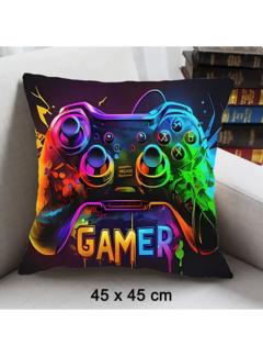 Allernieuwste.nl Kussenhoes Gamer Game Console - 45 x 45 cm