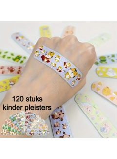 Allernieuwste.nl 120 STUKS Mix Cartoon Kinderpleisters - 7.2x1.9cm