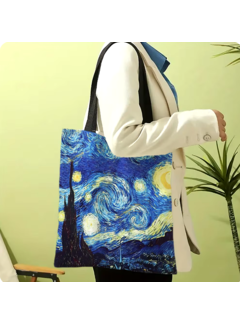 LaGloss Schoudertas - Vincent Van Gogh's Sterrennacht