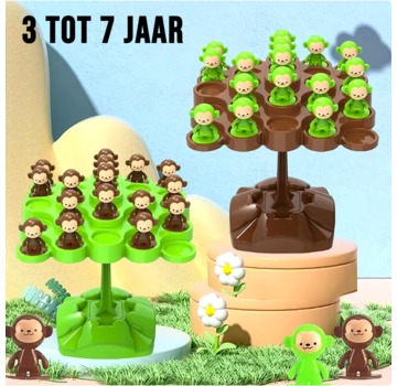 Allernieuwste.nl® Spel Monkey Balance Tree Educatief Speelgoed – 3-7 Jaar