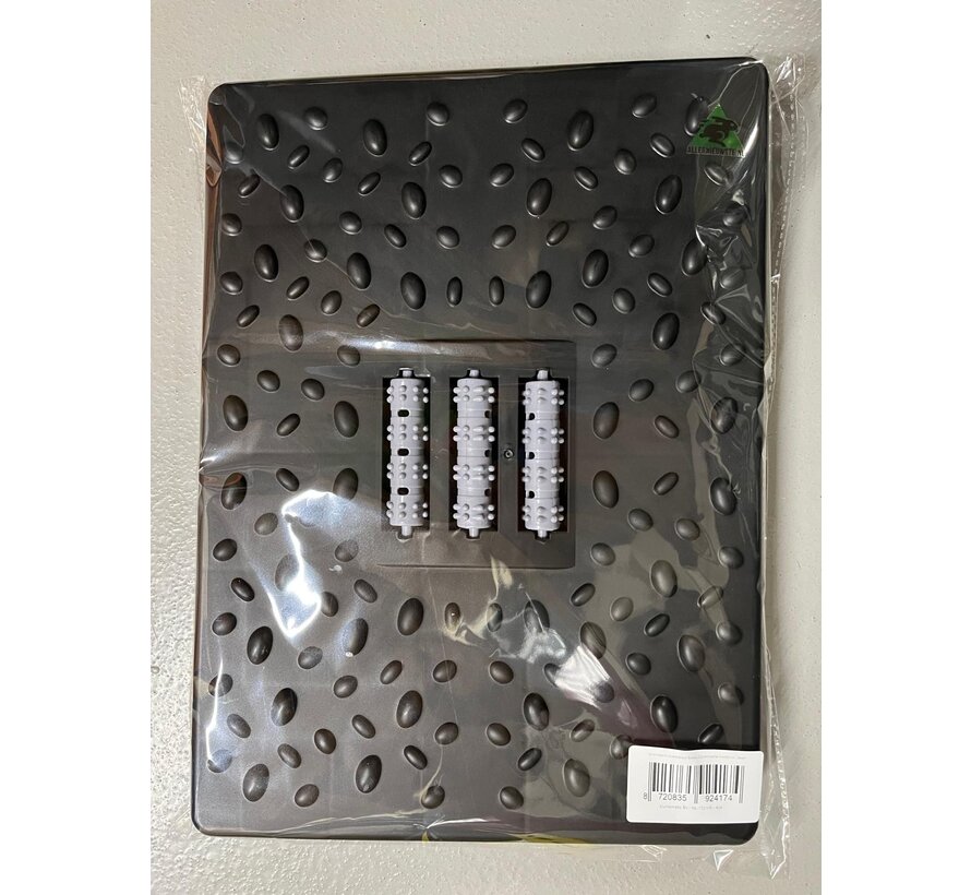 Allernieuwste.nl® Voetenbank Voetensteun Bureau Ergonomische Voetsteun - Voetenbankje Kantoor Antislip – Zwart