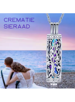 LaGloss Crematie Gedenk Ketting - 42+5cm **