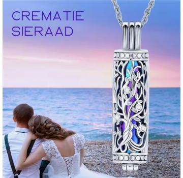 LaGloss Crematie Gedenk Ketting - 42+5cm **
