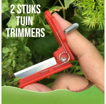 Allernieuwste.nl® 2 Stuks Duimmessen Rood