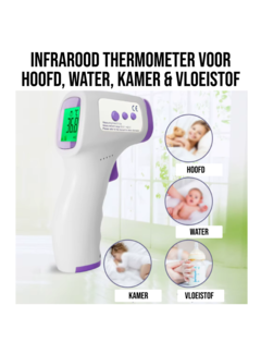 Allernieuwste.nl® Digitale Infrarood Voorhoofdthermometer