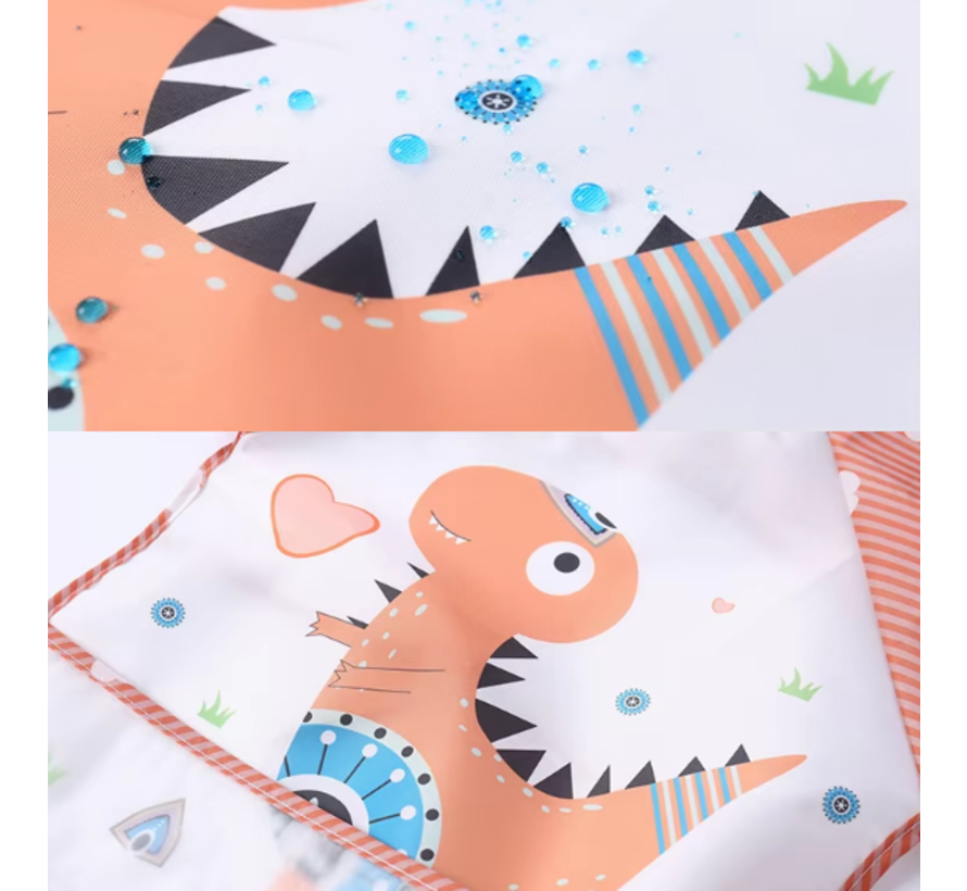 2 Stuks Baby Slabbers Zonder Mouwen Waterdicht Slab Kliederschort Verf Schort Slabbertje ##