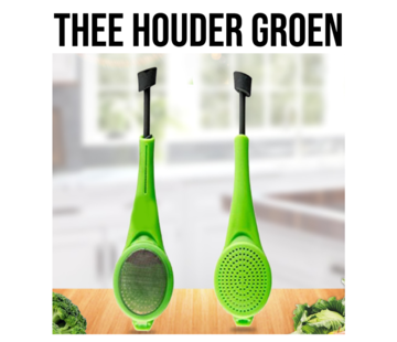 Allernieuwste.nl® Thee Houder Groen - 4x18x2 cm **