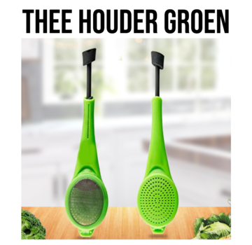 Allernieuwste.nl® Thee Houder Groen - 4x18x2 cm **