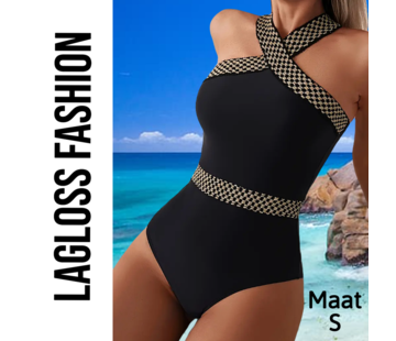 LaGloss Elegant Zwart Badpak Maat S