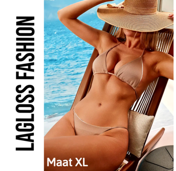 LaGloss 2-Delige Bikini Set Beige – Maat XL