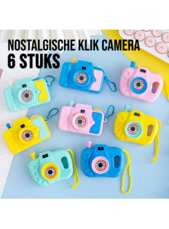 Allernieuwste.nl® 6x Filmcamera voor Kinderen – Nostalgisch Uitdeelcadeau