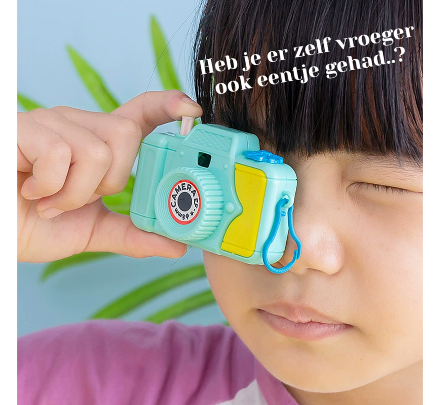 6x Filmcamera voor Kinderen – Nostalgisch Uitdeelcadeau & Traktatie Grabbelton Verjaardag 6 Stuks
