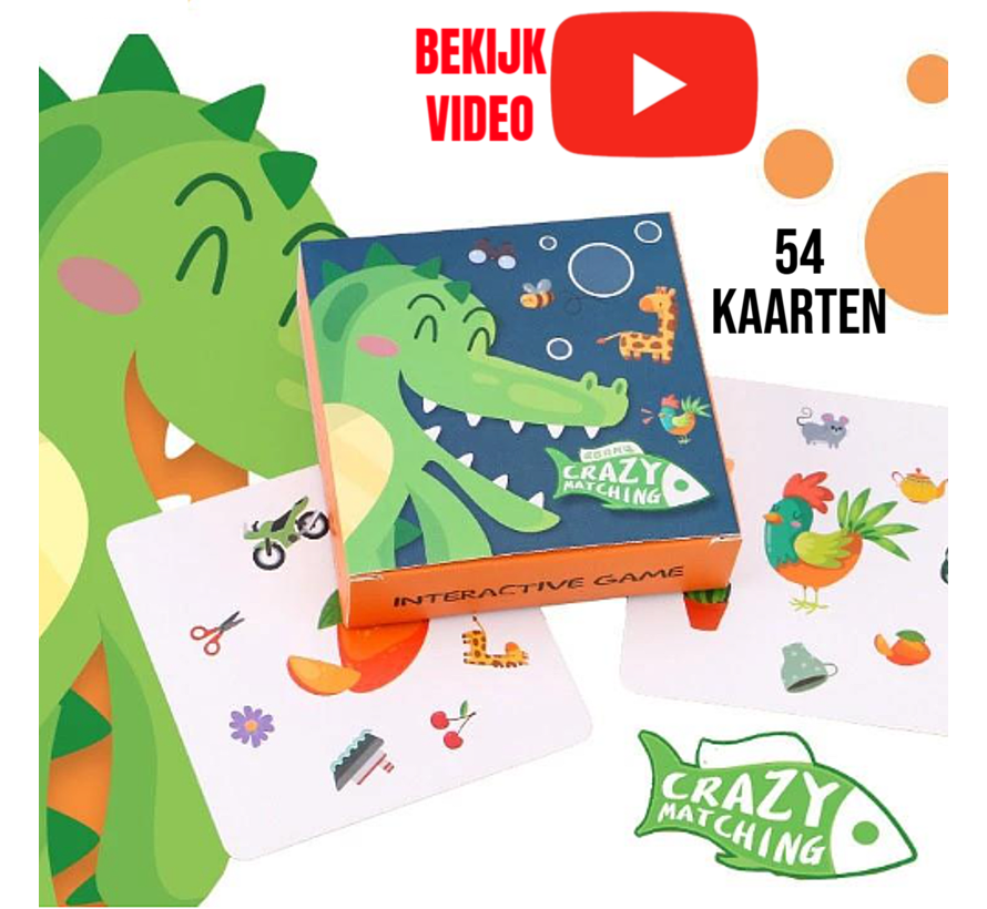 Magic Cards Kaartspel voor Kinderen en Volwassenen – 54 kaarten Interactief Spel – Matching Game