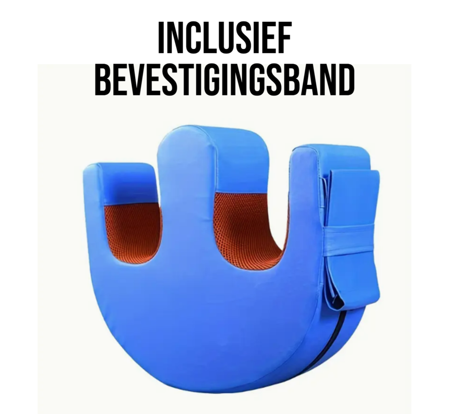 Draaikussen Blauw – Wasbaar Omdraaikussen voor Bedlegerige Patiënten & Ouderen – Anti-Decubitus Zorgkussen – 46x39x8cm