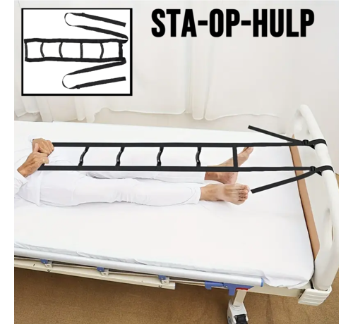 Allernieuwste.nl® Hulpapparaat voor Ouderen om Op te Staan, Patiënt, Zwangere Vrouw, Gehandicapten - Hulpriem Zwart