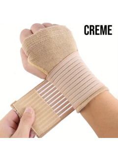 Allernieuwste.nl Verstelbare Elastische Pols Band - Creme **