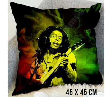 Allernieuwste.nl Kussenhoes Reggae Bob Marley - 45 x 45 cm