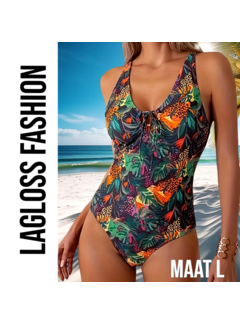 LaGloss Badpak Jungle Print – Maat L