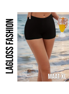 LaGloss Afslankende Dames Zwembroek Zwart – Maat XL
