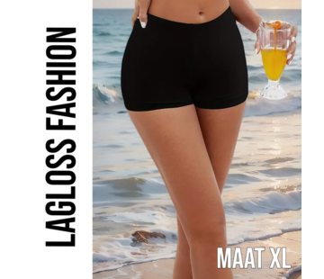 LaGloss Afslankende Dames Zwembroek Zwart – Maat XL