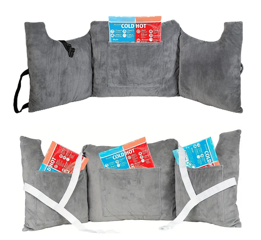 Allernieuwste.nl® Post Mastectomiekussen Lumpectomiekussen Kussen Na Borstkanker Operatie, Borstvergroting of Borstverkleining - Grijs %%