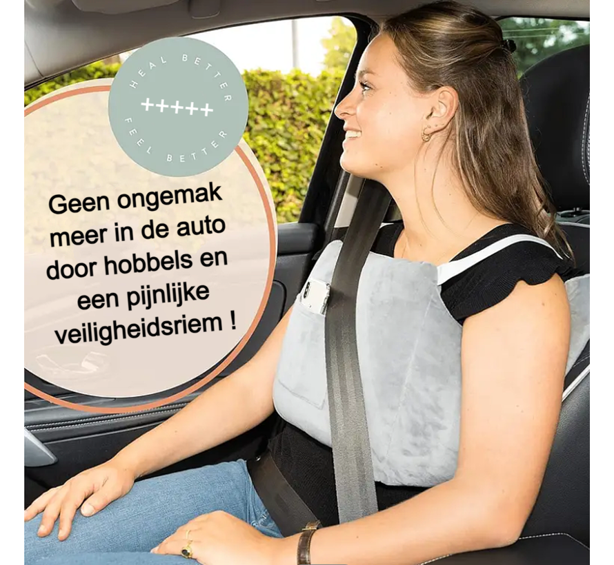 Allernieuwste.nl® Post Mastectomiekussen Lumpectomiekussen Kussen Na Borstkanker Operatie, Borstvergroting of Borstverkleining - Grijs %%